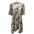 Load image into Gallery viewer, Marni Grey Multi Olive Print Silk Dress