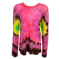 Load image into Gallery viewer, Gabriela Hearst Pink Multi Tie Dye Cashmere Knit Pullover Sweater