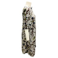 Load image into Gallery viewer, Marni Grey Multi Olive Print Silk Dress
