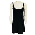 Load image into Gallery viewer, Giambattista Valli Black Sleeveless Crepe Mini Dress with Sequined Bow Embellishments