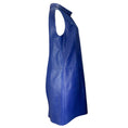 Load image into Gallery viewer, Worth Royal Blue Sleeveless Leather Midi Dress