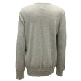 Load image into Gallery viewer, Chanel Grey / Pink Cashmere Knit Cardigan Sweater with CC Logo Buttons