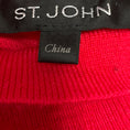 Load image into Gallery viewer, St. John Scarlet Wool Knit Turtleneck Sweater