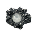 Load image into Gallery viewer, Louis Vuitton Grey Chouchou Monogram Jacquard Denim Hair Scrunchie