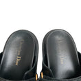 Load image into Gallery viewer, Christian Dior Black Leather Dioract Sandals
