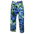 Load image into Gallery viewer, Dries Van Noten Blue / Green Multi Printed Cotton Pants
