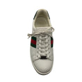 Load image into Gallery viewer, Gucci White / Red / Green Leather Ace Platform Sneakers