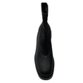Load image into Gallery viewer, Robert Clergerie Black Stretch Leather Platform Ankle Boots