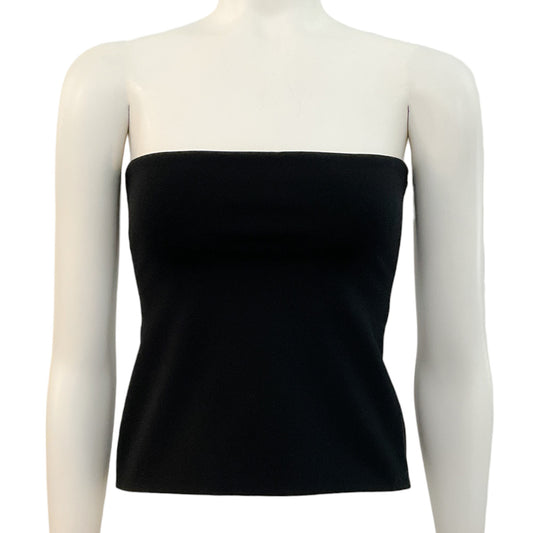 Marni Black Technical Jersey Bustier with Back Buttons