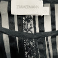 Load image into Gallery viewer, Zimmermann Black Sheer Silk and Lace Dress