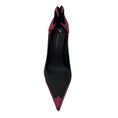 Load image into Gallery viewer, Giuseppe Zanotti Black / Pink Snakeskin Leather Trimmed Satin Pumps