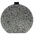 Load image into Gallery viewer, Edie Parker Silver Glitter "J" Minaudiere