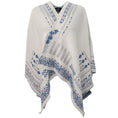 Load image into Gallery viewer, Etro Oyster / Blue Jacquard Wool Cape
