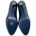 Load image into Gallery viewer, Salvatore Ferragamo Navy Blue Leather Judy Pumps
