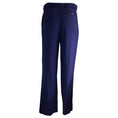 Load image into Gallery viewer, Ralph Lauren Collection Navy Blue Crepe Trousers / Pants

