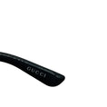 Load image into Gallery viewer, Gucci Black Cat Eye Acetate Sunglasses with Metal Accents