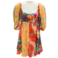 Load image into Gallery viewer, Zimmermann Multicolor Spliced Floral Lola Panelled Mini Dress