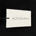 Load image into Gallery viewer, Altuzarra Black Silk Trimmed Crepe Midi Skirt with Gold Buttons