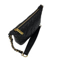 Load image into Gallery viewer, Chanel Black / Gold Hardware CC Logo Quilted Caviar Leather Timeless Pochette Shoulder Bag