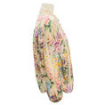 Load image into Gallery viewer, Zimmermann Multi Watercolour Floral Halliday Lace Trim Shirt