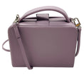 Load image into Gallery viewer, Theory Lavender Soft Nappa Leather Soft Cube Crossbody Bag