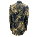 Load image into Gallery viewer, Stella McCartney Navy Blue / Gold Metallic Sequined and Embroidered Wool Blazer