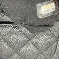 Load image into Gallery viewer, Chanel Black / Gold Hardware CC Logo Quilted Caviar Leather Timeless Pochette Shoulder Bag