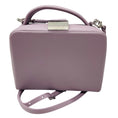 Load image into Gallery viewer, Theory Lavender Soft Nappa Leather Soft Cube Crossbody Bag