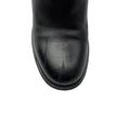 Load image into Gallery viewer, Chanel Black / Gold CC Logo Leather Ankle Boots