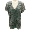 Load image into Gallery viewer, Brunello Cucinelli Mint Green Monili Bead Embellished Embroidered Crochet Knit Top