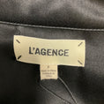 Load image into Gallery viewer, L'Agence Black Kadi Long Silk Wrap Dress