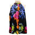 Load image into Gallery viewer, Rianna + Nina Black Multi Printed Sleeveless Silk Top