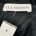 Load image into Gallery viewer, Ulla Johnson Black Noir Pleated Silk Chiffon and Sheer Lace Kitty Dress