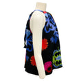 Load image into Gallery viewer, Rianna + Nina Black Multi Printed Sleeveless Silk Top
