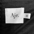 Load image into Gallery viewer, Aje Black Valentina Bow Midi Dress