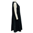 Load image into Gallery viewer, Douglas Hannant Black Shimmer Sleeveless V-Neck Cocktail Dress