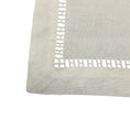 Load image into Gallery viewer, Hermes Ecru H Cut Out Patterned Linen Breakfast Napkins with Box (Assortment / Set of 7)