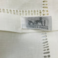 Load image into Gallery viewer, Hermes Ecru H Cut Out Patterned Linen Breakfast Napkins with Box (Assortment / Set of 7)
