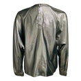 Load image into Gallery viewer, Chloe Vintage Silver Metallic Pleated Silk Blouse