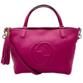 Load image into Gallery viewer, Gucci Fuchsia Pebbled Leather Soho Bag