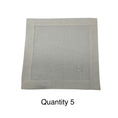 Load image into Gallery viewer, Hermes Ecru H Cut Out Patterned Linen Square Cocktail Napkins with Box (Assortment / Set of 7)