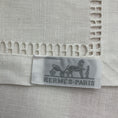 Load image into Gallery viewer, Hermes Ecru H Cut Out Patterned Linen Square Cocktail Napkins with Box (Assortment / Set of 7)