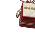 Load image into Gallery viewer, Chanel 2023 White / Red / Gold Hardware Mini Vanity Box Handbag
