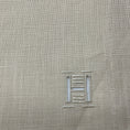 Load image into Gallery viewer, Hermes Beige H Embroidered Linen Napkins with Box (Assortment / Set of 2)