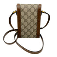 Load image into Gallery viewer, Gucci Brown Monogram GG Horsebit 1955 Supreme Coated Canvas Flap Mini Crossbody Bag