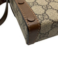 Load image into Gallery viewer, Gucci Brown Monogram GG Horsebit 1955 Supreme Coated Canvas Flap Mini Crossbody Bag