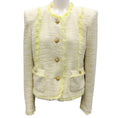 Load image into Gallery viewer, Prabal Gurung Mimosa Fringed Tweed Jacket