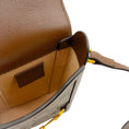 Load image into Gallery viewer, Gucci Brown Monogram GG Horsebit 1955 Supreme Coated Canvas Flap Mini Crossbody Bag