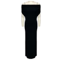 Load image into Gallery viewer, Toteme Black Off Shoulder Rib Knit Dress
