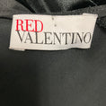 Load image into Gallery viewer, RED Valentino Black Lace Trimmed Velvet Dress